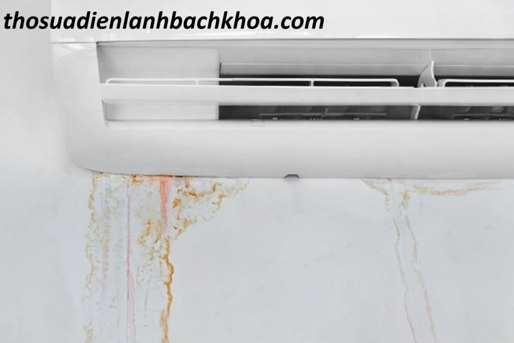 điều hòa chảy nước phải làm sao