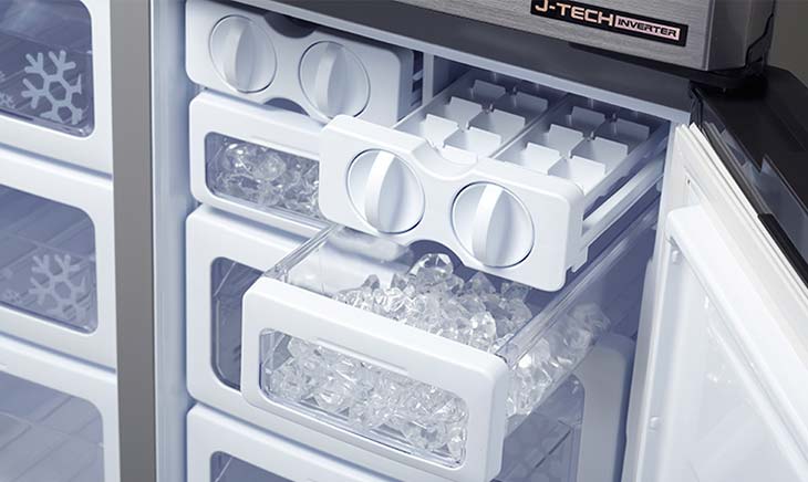 xử lý sự cố tủ lạnh làm đá chậm tại nhà