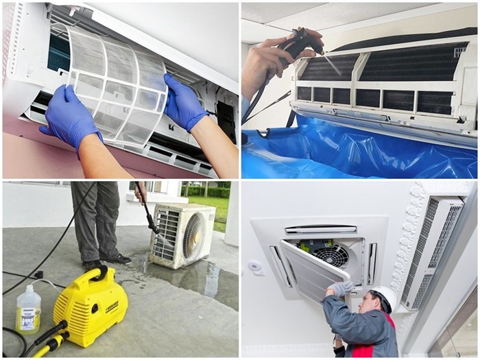 cách vệ sinh máy lạnh tại nhà an toàn