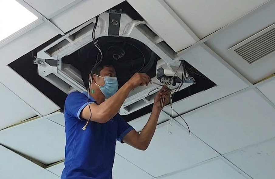 sửa điều hòa tại hancorp plaza cầu giấy