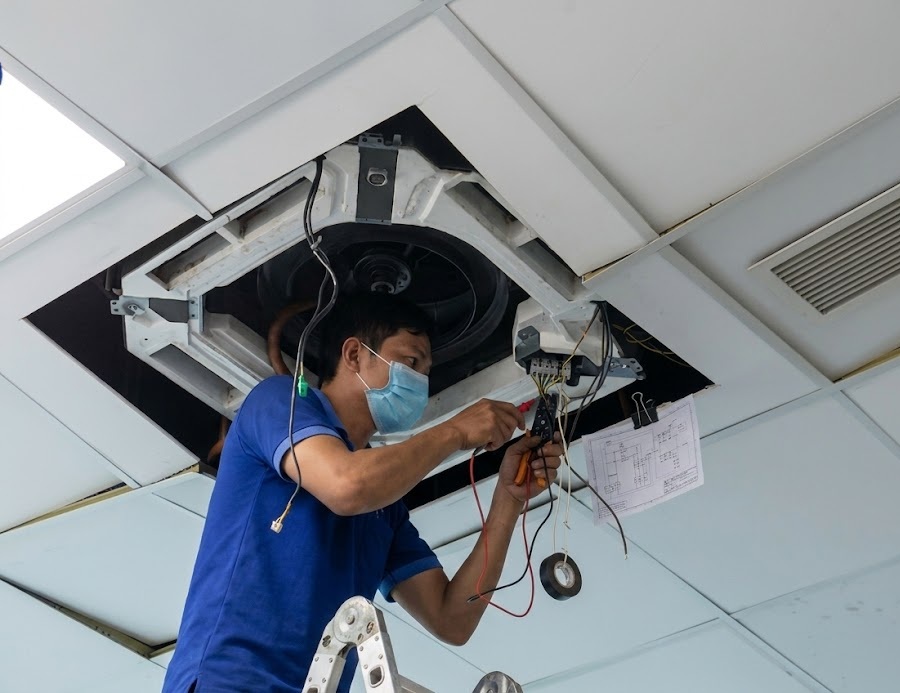 sửa điều hòa tại hancorp plaza cầu giấy