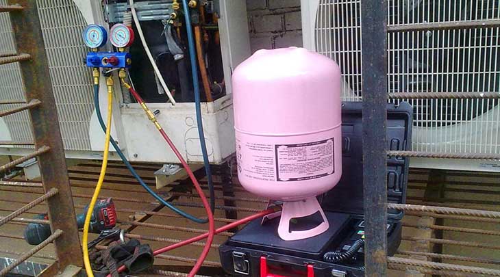 máy lạnh bị thiếu gas có sao không