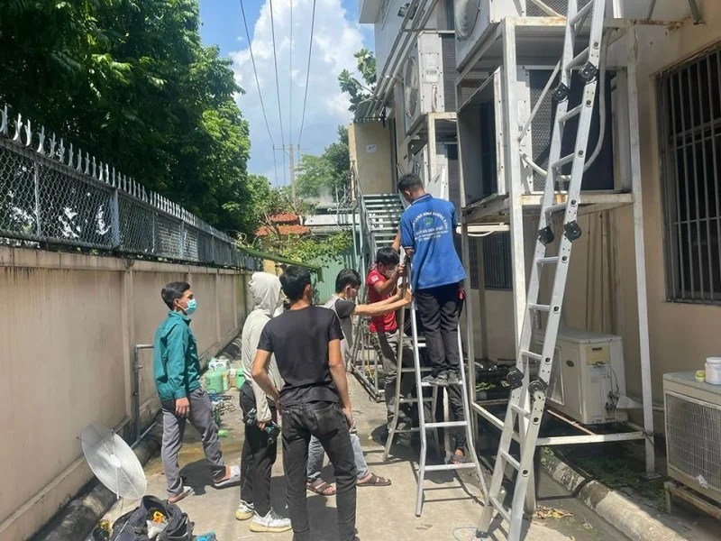 dịch vụ sửa điều hoa quận tây hồ chuyên nghiệp