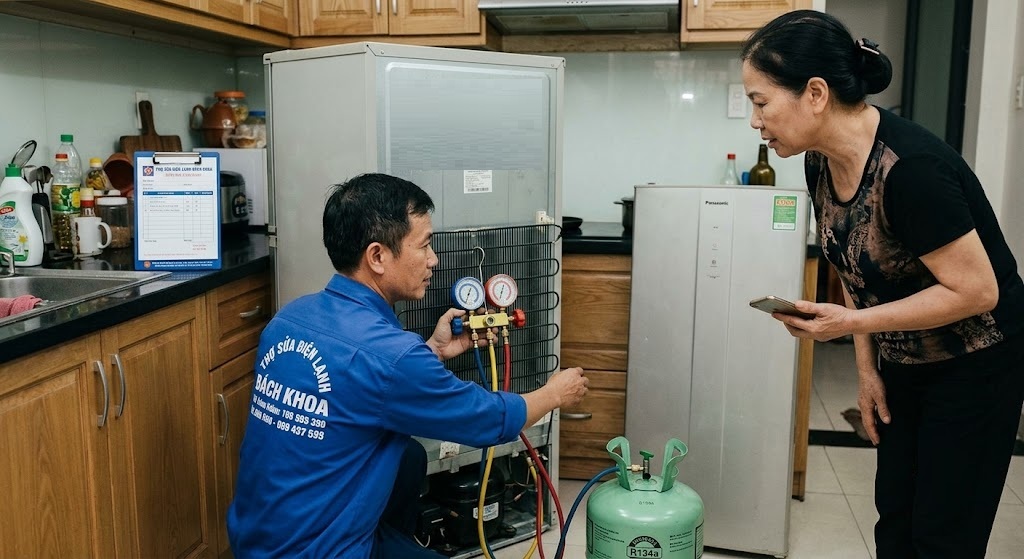 vì sao cần biết chi phí thay gas tủ lạnh giá bao nhiêu?