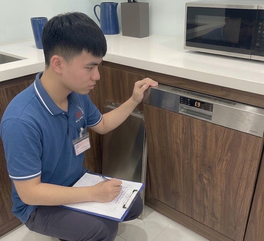 sửa máy rửa bát tại Khai Sơn City - Quận Long Biên