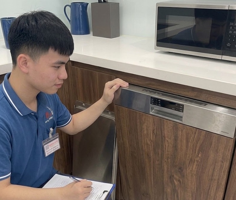 sửa máy rửa bát tại Khai Sơn City - Quận Long Biên