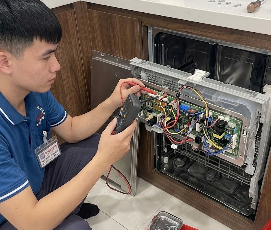 sửa máy rửa bát tại Khai Sơn City - Quận Long Biên