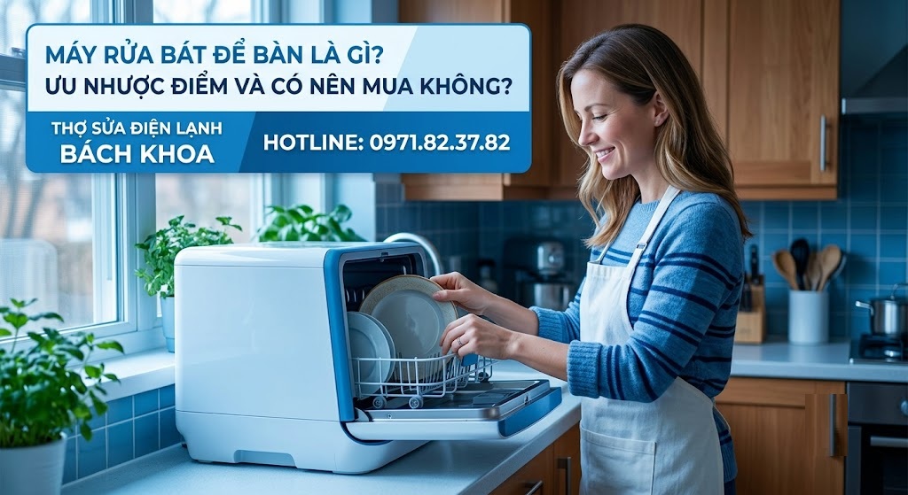 máy rửa bát để bàn là gì