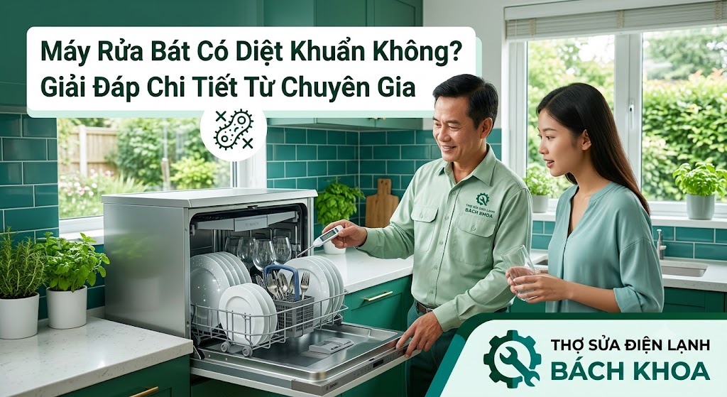 máy rửa bát có diệt khuẩn không