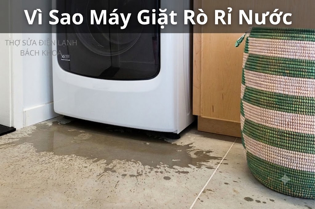 tại sao máy giặt rò rỉ nước?