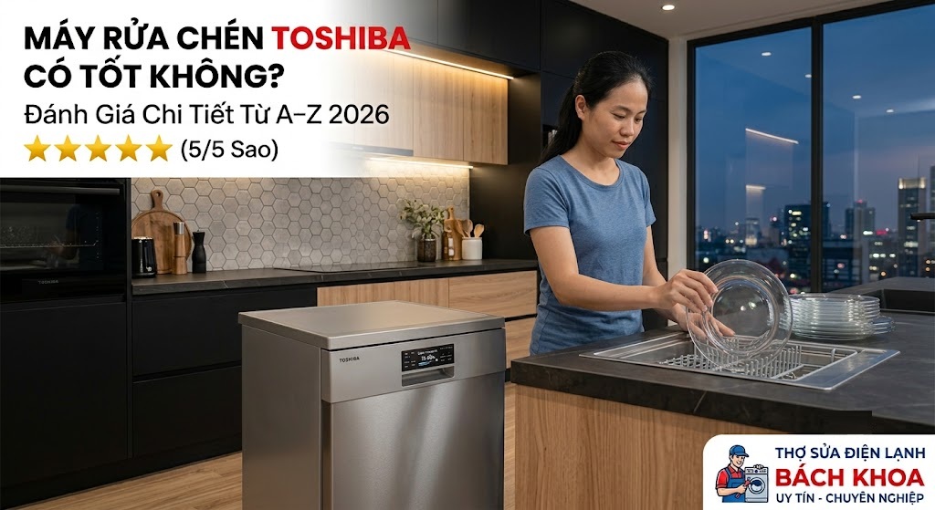 máy rửa bát toshiba