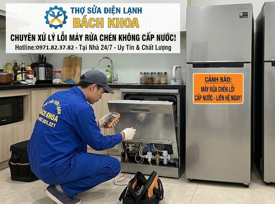 sửa máy rửa chén không hoạt động