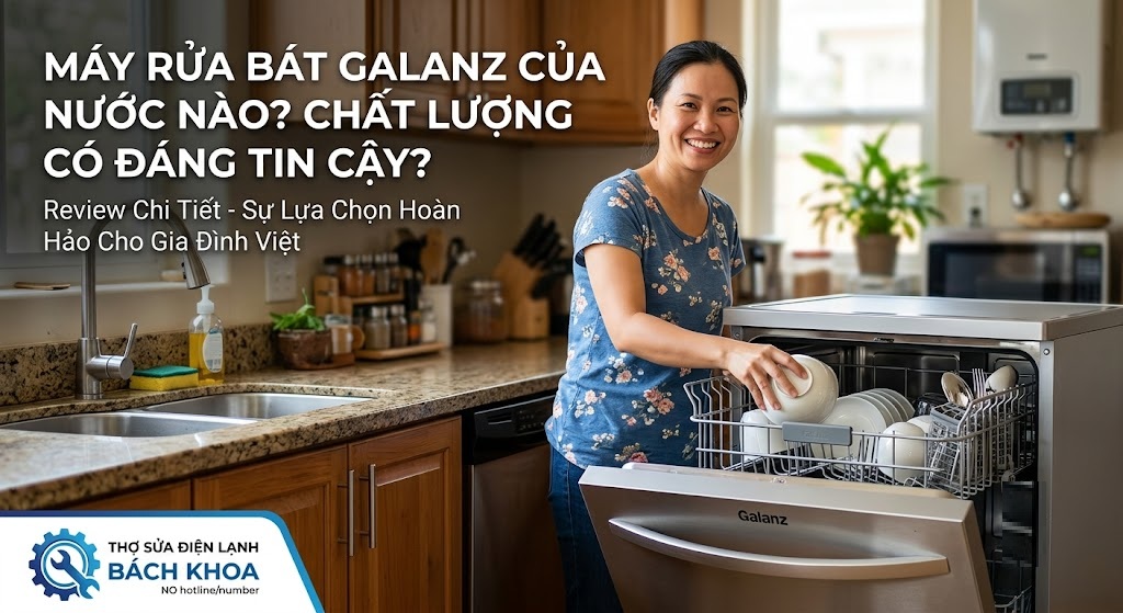 máy rửa bát galanz