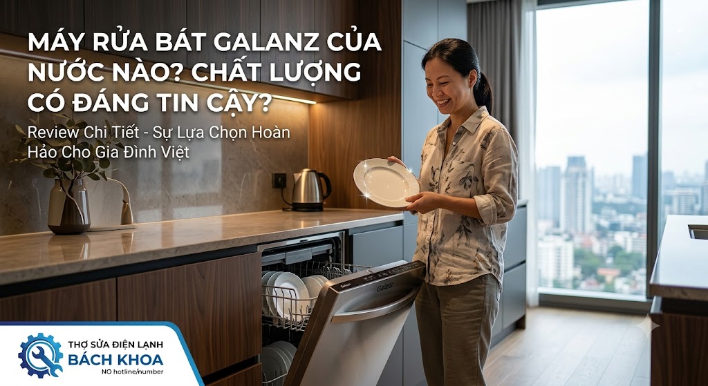 máy rửa bát galanz