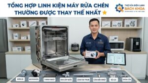 linh kiện máy rửa chén