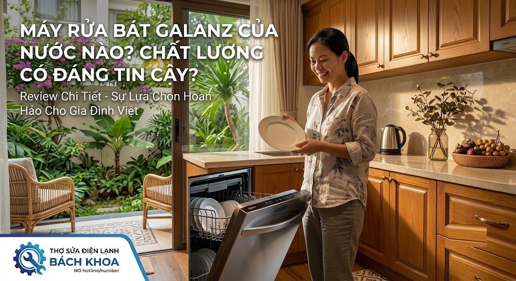 máy rửa bát galanz