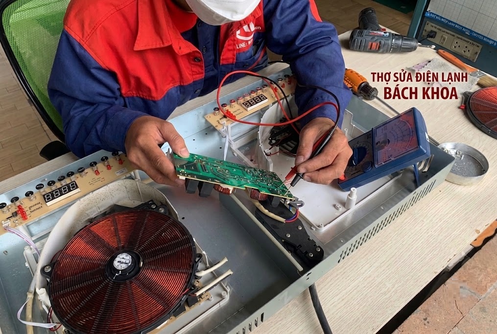 sửa bếp từ tại thạch thất 24/7