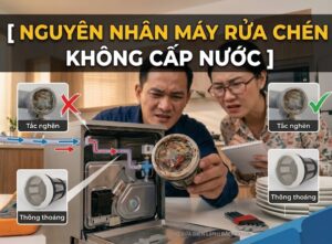 máy rửa chén không cấp nước