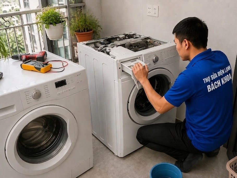 yếu tố ảnh hưởng khiến máy giặt không giặt