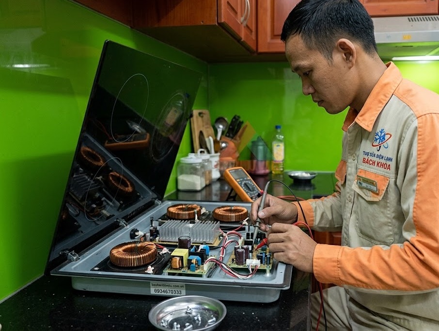 dịch vụ sửa bếp từ tại phú xuyên