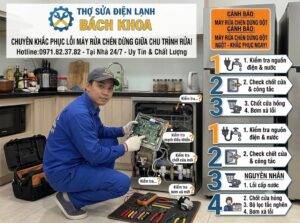 máy rửa chén dừng giữa chu trình có nguy hiểm không?