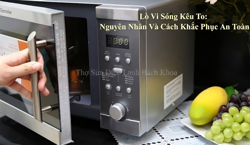 lò vi sóng kêu to