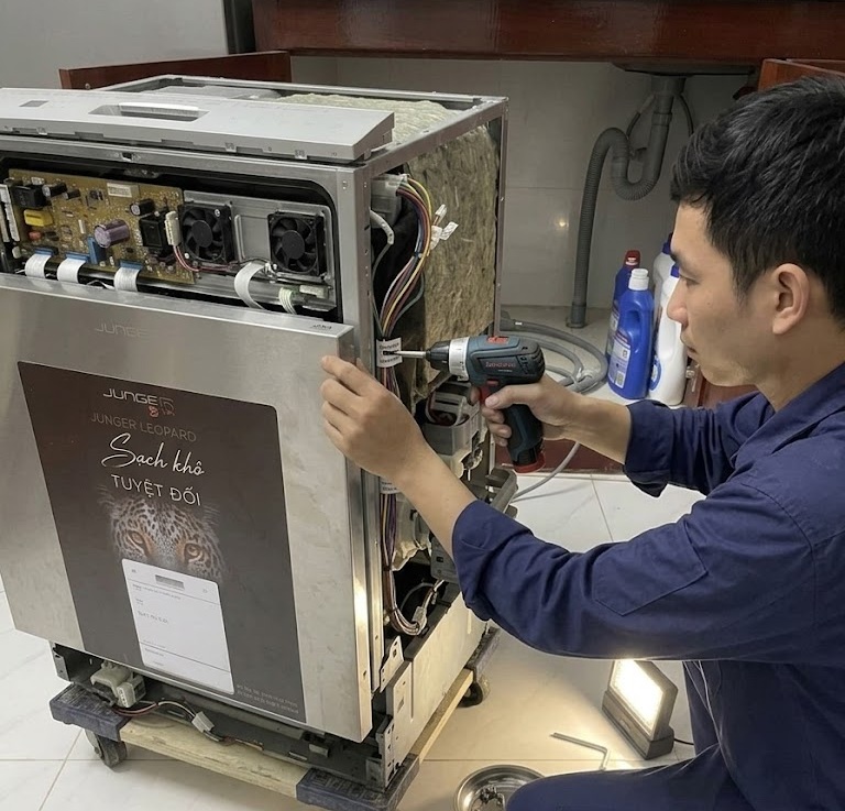 Sửa Máy Rửa Bát Tại Berriver Long Biên