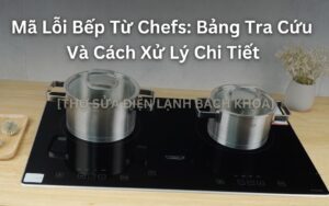 tổng hợp mã lỗi bếp từ chefs