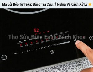 mã lỗi bếp từ teka
