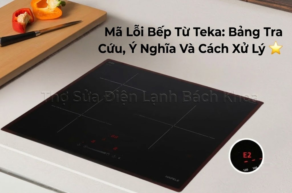 tổng hợp mã lỗi bếp từ hafele