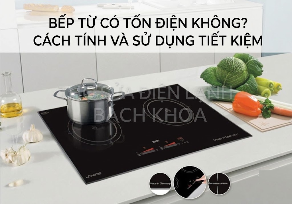 Bếp từ có tốn điện không: giải đáp chi tiết từ chuyên gia