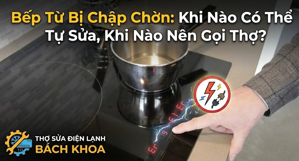 bếp từ bị chập chờn
