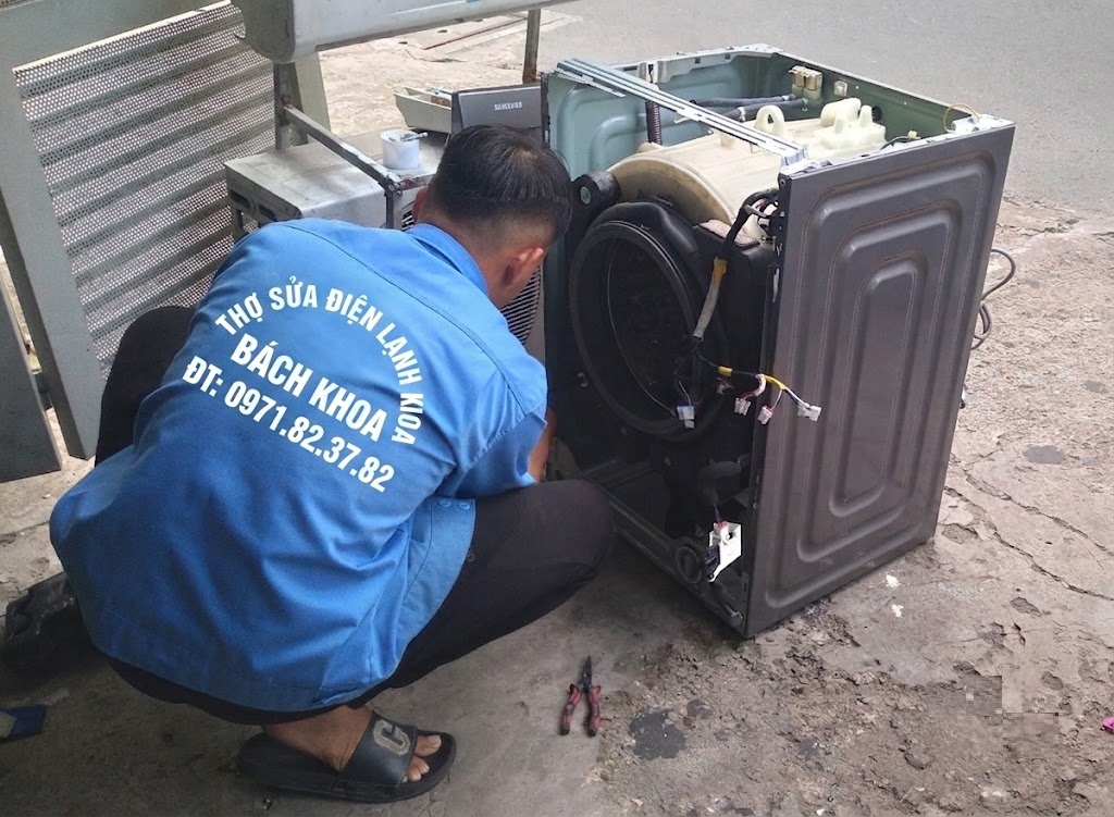 dịch vụ sửa máy giặt quận Long Biên chuyên nghiệp