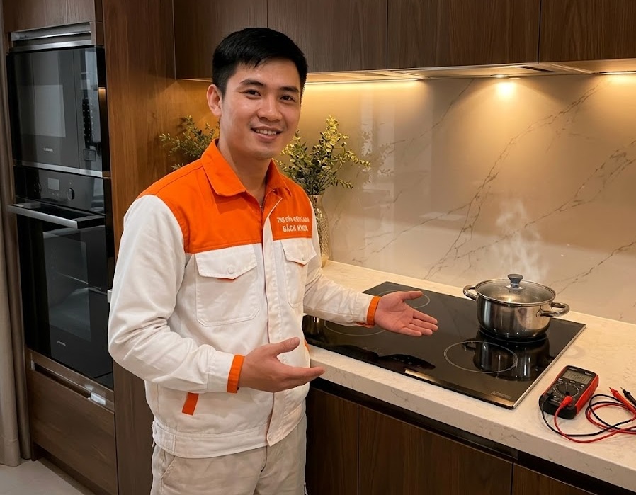 cách xử lý sự cố bếp từ không nóng hiệu quả