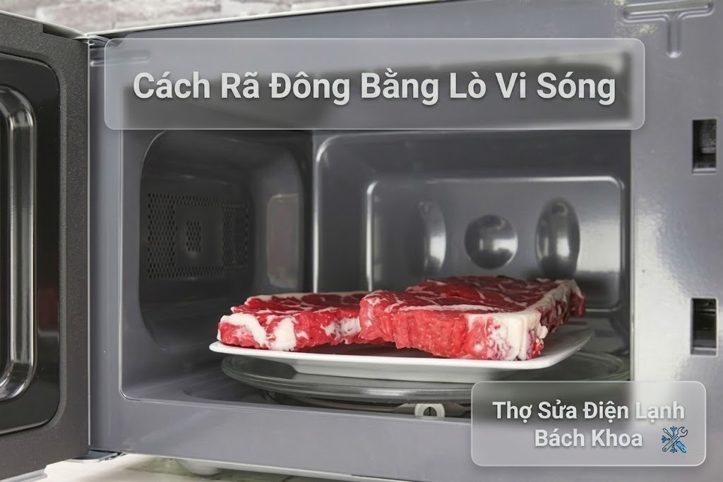 cách ra đông bằng lò vi sóng an toàn