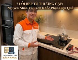 tổng hợp các nhóm lỗi bếp từ thường gặp