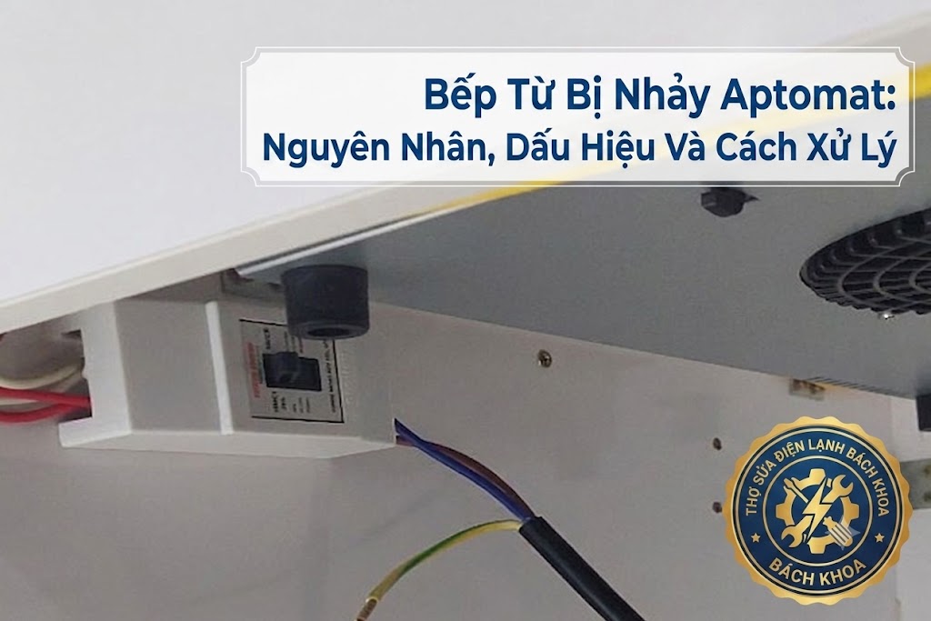 bếp từ bị nhảy aptomat