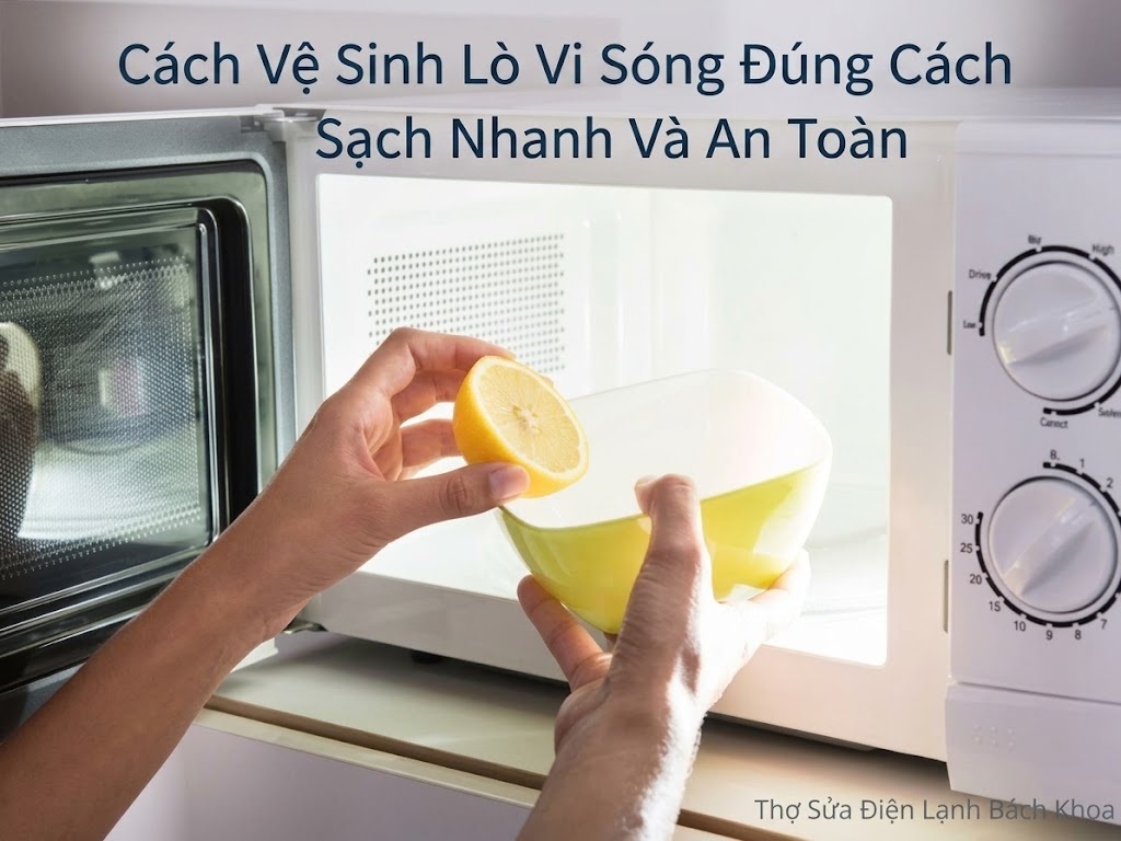 cách vệ sinh lò vi sóng