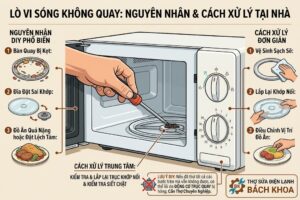lỗi lò vi sóng không quay