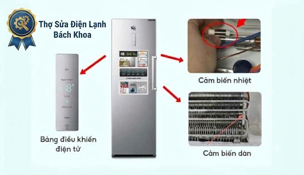 Đầu dò cảm biến nhiệt điện trở NTC bọc bảo vệ chống ẩm của tủ lạnh