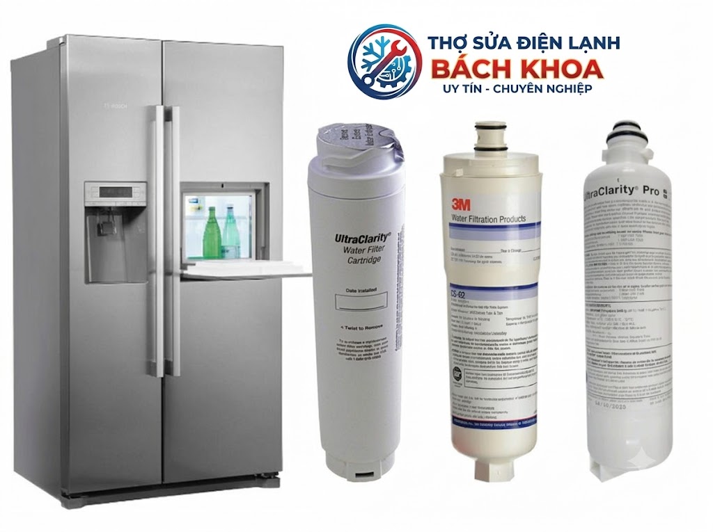 Các loại bộ lọc nước tủ lạnh phổ biến