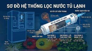 Bộ lọc nước tủ lạnh có tác dụng gì